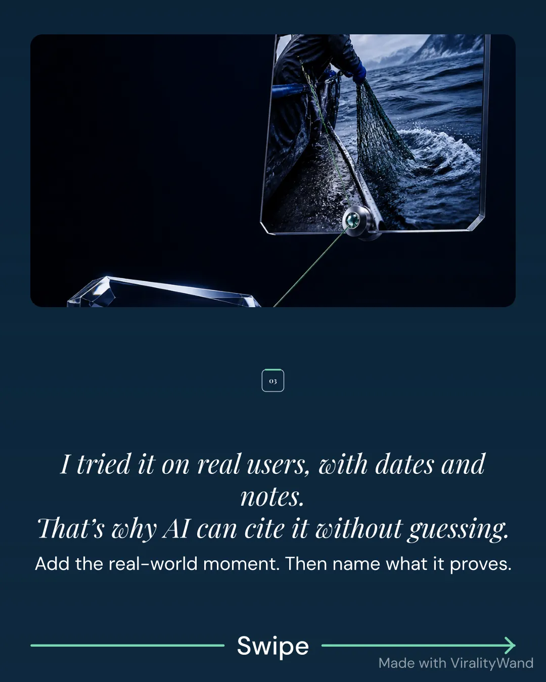 How creators get found in AI search, slide 4 of 6
