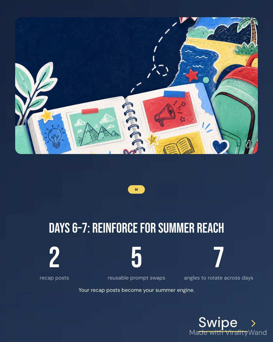 A back-to-school content week, slide 5 of 6