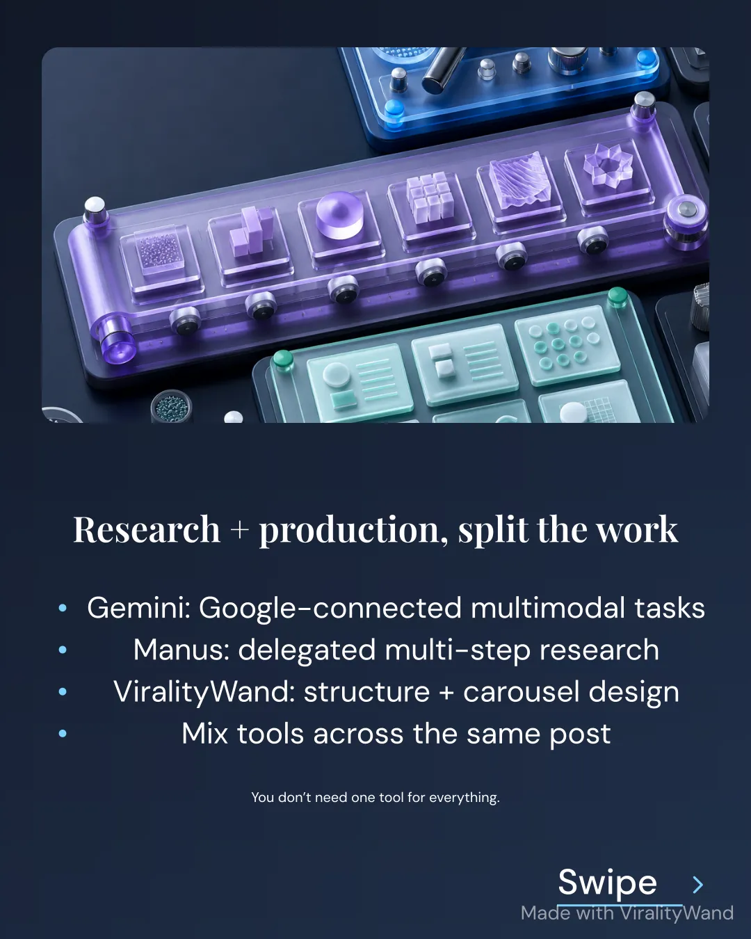Pick your AI by the job, slide 4 of 6