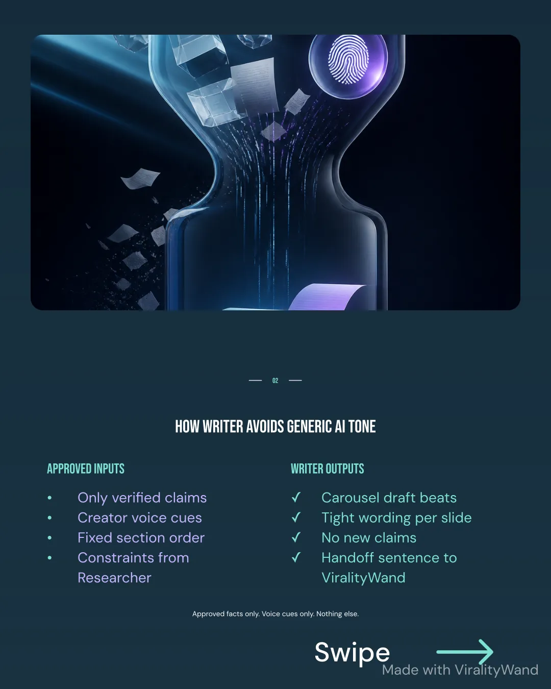 Build a tiny AI content team, slide 3 of 6