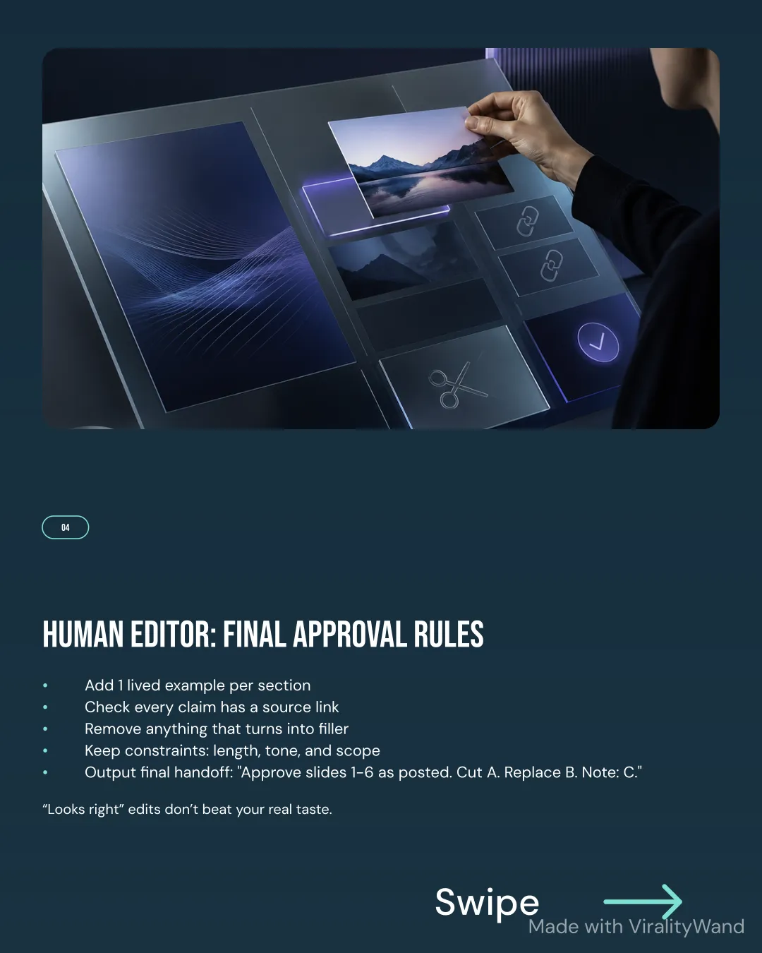 Build a tiny AI content team, slide 5 of 6