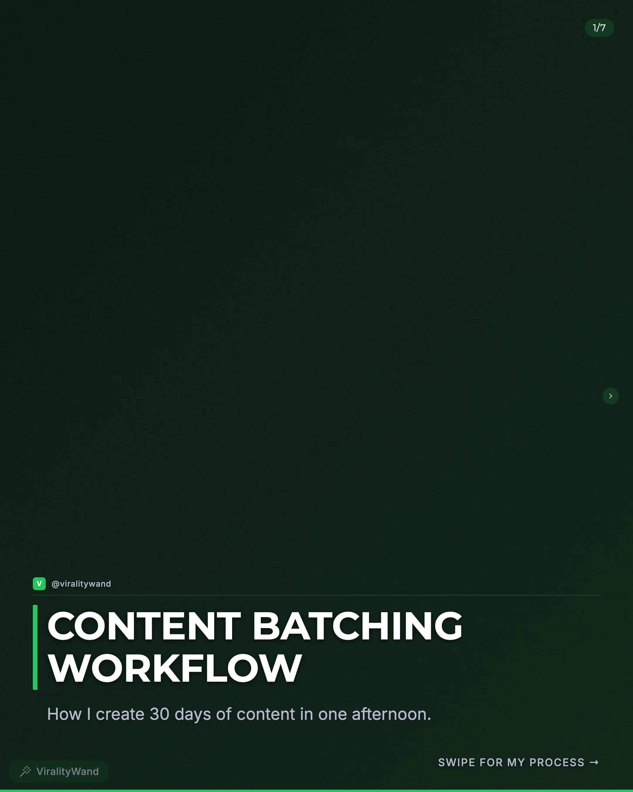 Batching carousel