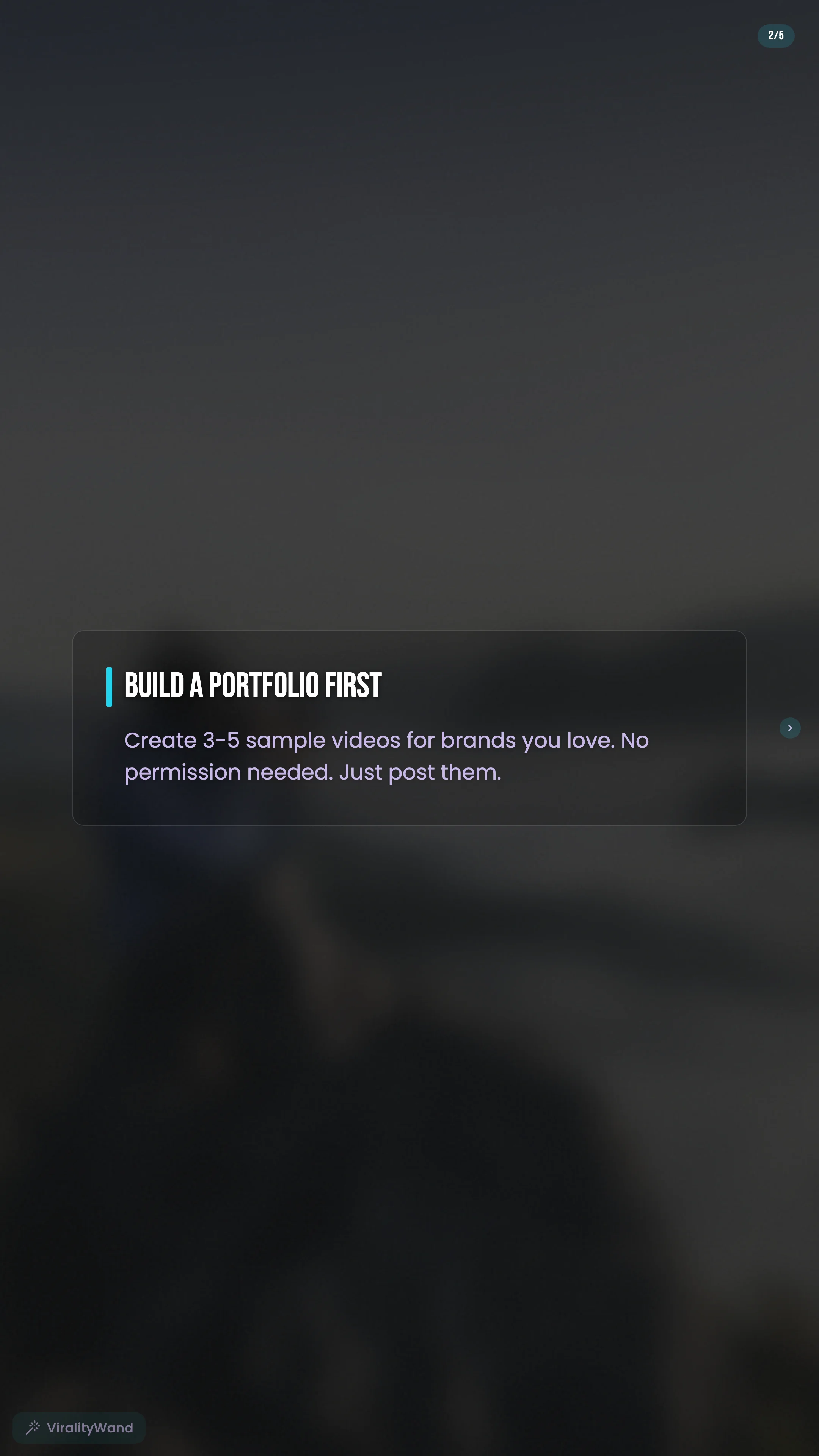 Creator content slide