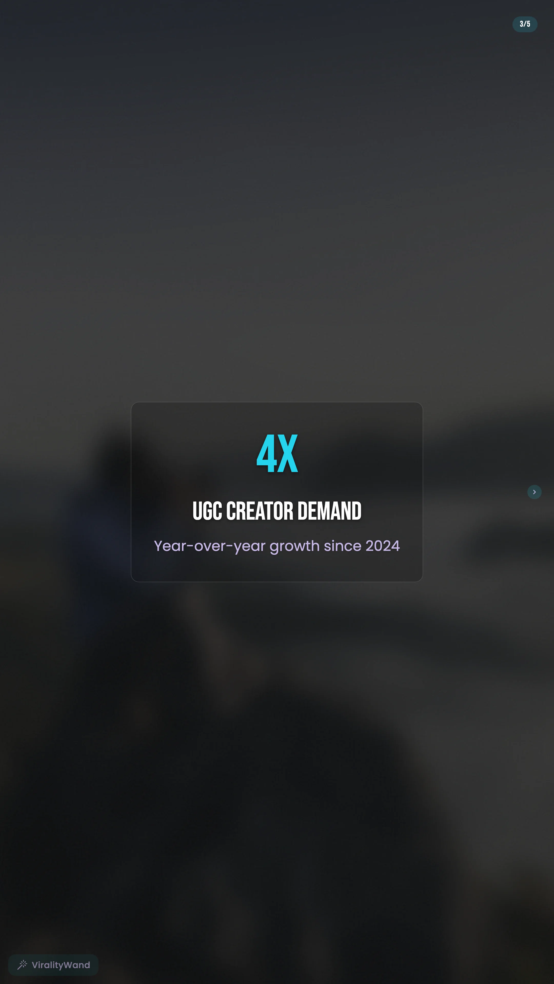 UGC stat slide
