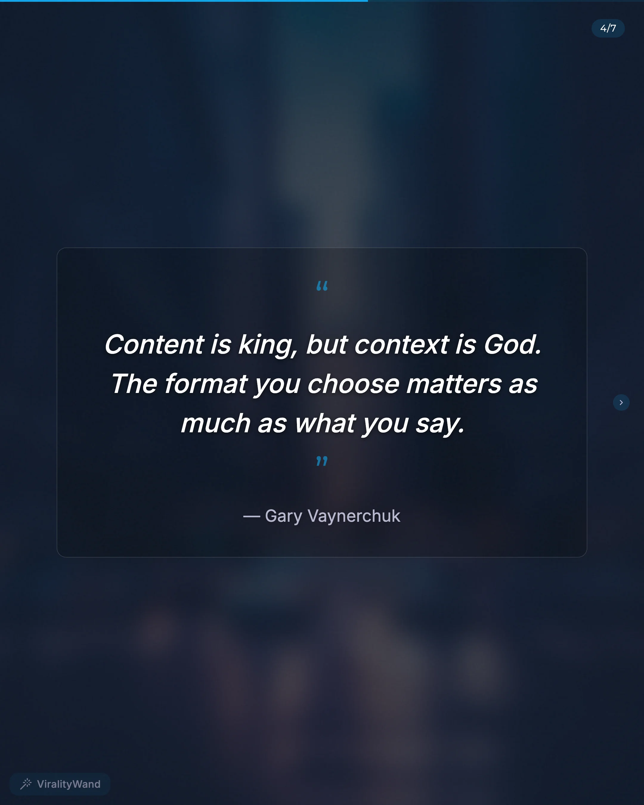 Quote slide